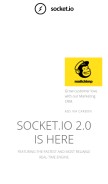 How socket.io looks like on a mobile device such as an iPhone.