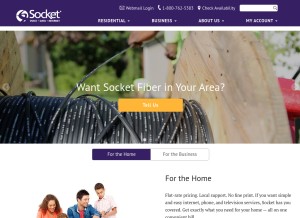How socket.net looks like on a tablet such as an iPad.