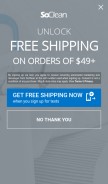 How soclean.com looks like on a mobile device such as an iPhone.