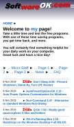 How softwareok.com looks like on a mobile device such as an iPhone.