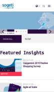 How sogeti.com looks like on a mobile device such as an iPhone.