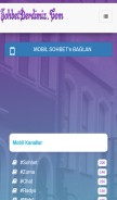 How sohbetderdimiz.com looks like on a mobile device such as an iPhone.