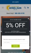 How solar-electric.com looks like on a mobile device such as an iPhone.