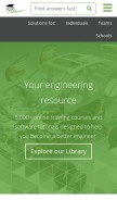How solidprofessor.com looks like on a mobile device such as an iPhone.