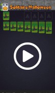 How solitairehalloween.com looks like on a mobile device such as an iPhone.