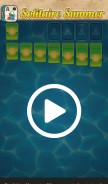 How solitairesummer.com looks like on a mobile device such as an iPhone.