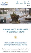 How solmar.com looks like on a mobile device such as an iPhone.