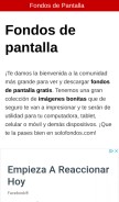 How solofondos.com looks like on a mobile device such as an iPhone.