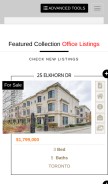 How soltanianrealestate.com looks like on a mobile device such as an iPhone.