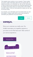 How solvemate.com looks like on a mobile device such as an iPhone.