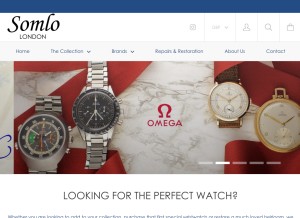 How somlo.com looks like on a tablet such as an iPad.
