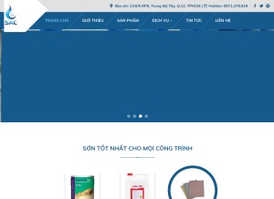 How sonachau.vn looks like on a tablet such as an iPad.