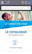 How sonepar.fr looks like on a mobile device such as an iPhone.