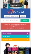 How songspk.mobi looks like on a mobile device such as an iPhone.