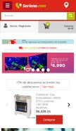 How soriana.com looks like on a mobile device such as an iPhone.