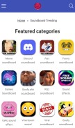 How soundboard39.com looks like on a mobile device such as an iPhone.
