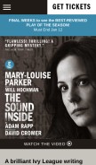 How soundinsidebroadway.com looks like on a mobile device such as an iPhone.