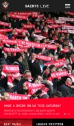 How southamptonfc.com looks like on a mobile device such as an iPhone.