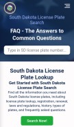 How southdakotalicenseplate.com looks like on a mobile device such as an iPhone.