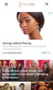 How southindiafashion.com looks like on a mobile device such as an iPhone.