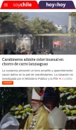 How soychile.cl looks like on a mobile device such as an iPhone.