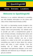 How sparklinguae.com looks like on a mobile device such as an iPhone.