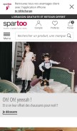 How spartoo.com looks like on a mobile device such as an iPhone.