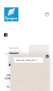 How spazies.org looks like on a mobile device such as an iPhone.
