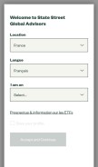 How spdrs.com looks like on a mobile device such as an iPhone.