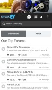 How speakev.com looks like on a mobile device such as an iPhone.