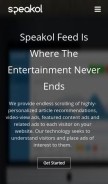 How speakol.com looks like on a mobile device such as an iPhone.