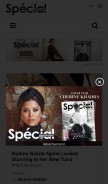 How specialmagazine.co looks like on a mobile device such as an iPhone.