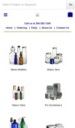 How specialtybottle.com looks like on a mobile device such as an iPhone.