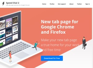 How speeddial2.com looks like on a tablet such as an iPad.