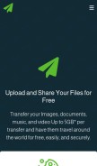 How speedyupload.com looks like on a mobile device such as an iPhone.