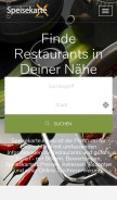 How speisekarte.menu looks like on a mobile device such as an iPhone.