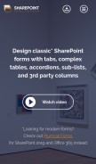 How spform.com looks like on a mobile device such as an iPhone.