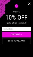 How spicylingerie.com looks like on a mobile device such as an iPhone.