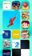 How spielyeti.ch looks like on a mobile device such as an iPhone.