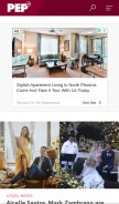 How spin.ph looks like on a mobile device such as an iPhone.