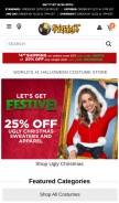 How spirithalloween.com looks like on a mobile device such as an iPhone.