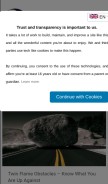 How spiritualunite.com looks like on a mobile device such as an iPhone.