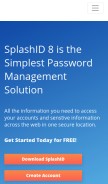 How splashid.com looks like on a mobile device such as an iPhone.