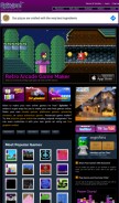 How sploder.com looks like on a mobile device such as an iPhone.