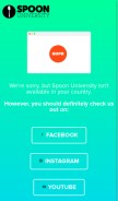 How spoonuniversity.com looks like on a mobile device such as an iPhone.