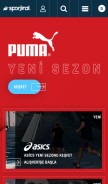 How sporjinal.com looks like on a mobile device such as an iPhone.
