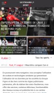 How sport24.com looks like on a mobile device such as an iPhone.