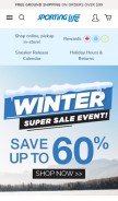 How sportinglife.ca looks like on a mobile device such as an iPhone.