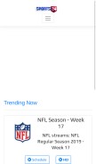 How sports24.club looks like on a mobile device such as an iPhone.