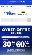 How sportsexperts.ca looks like on a mobile device such as an iPhone.